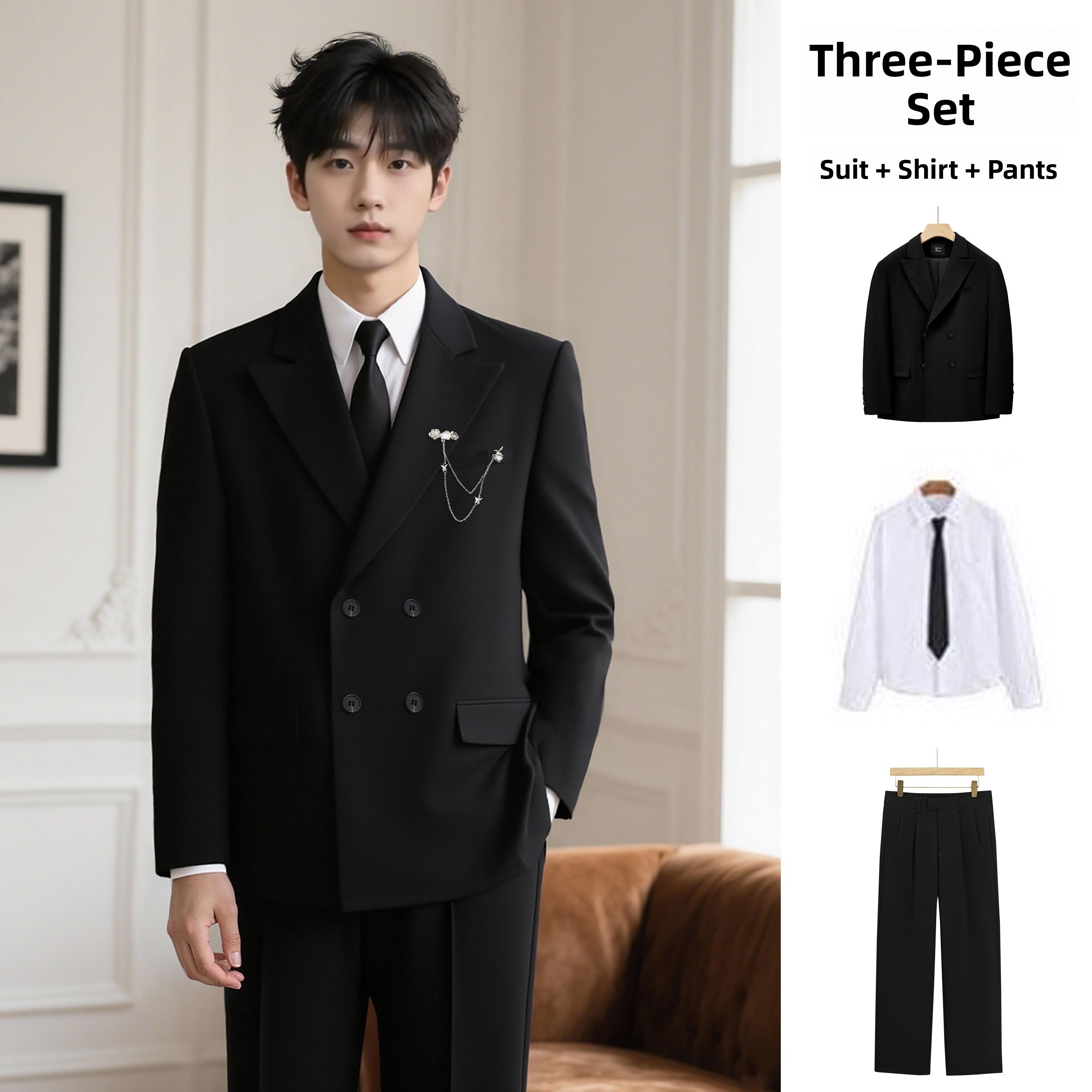 Men'S Formal Wear For Engagement - Elegante Conjunto de Terno Masculino de