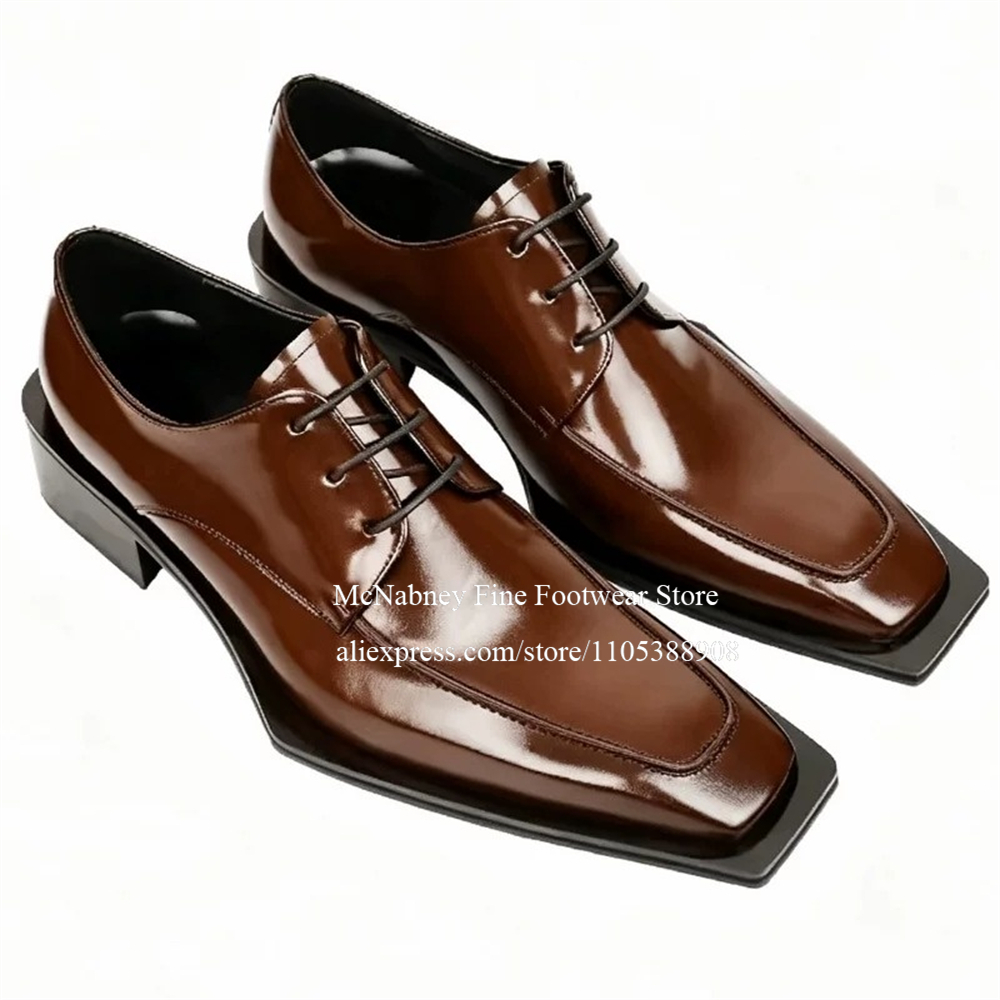 Formal Wear For Men In Wedding - Sapatos Sociais de Couro com Tachas,