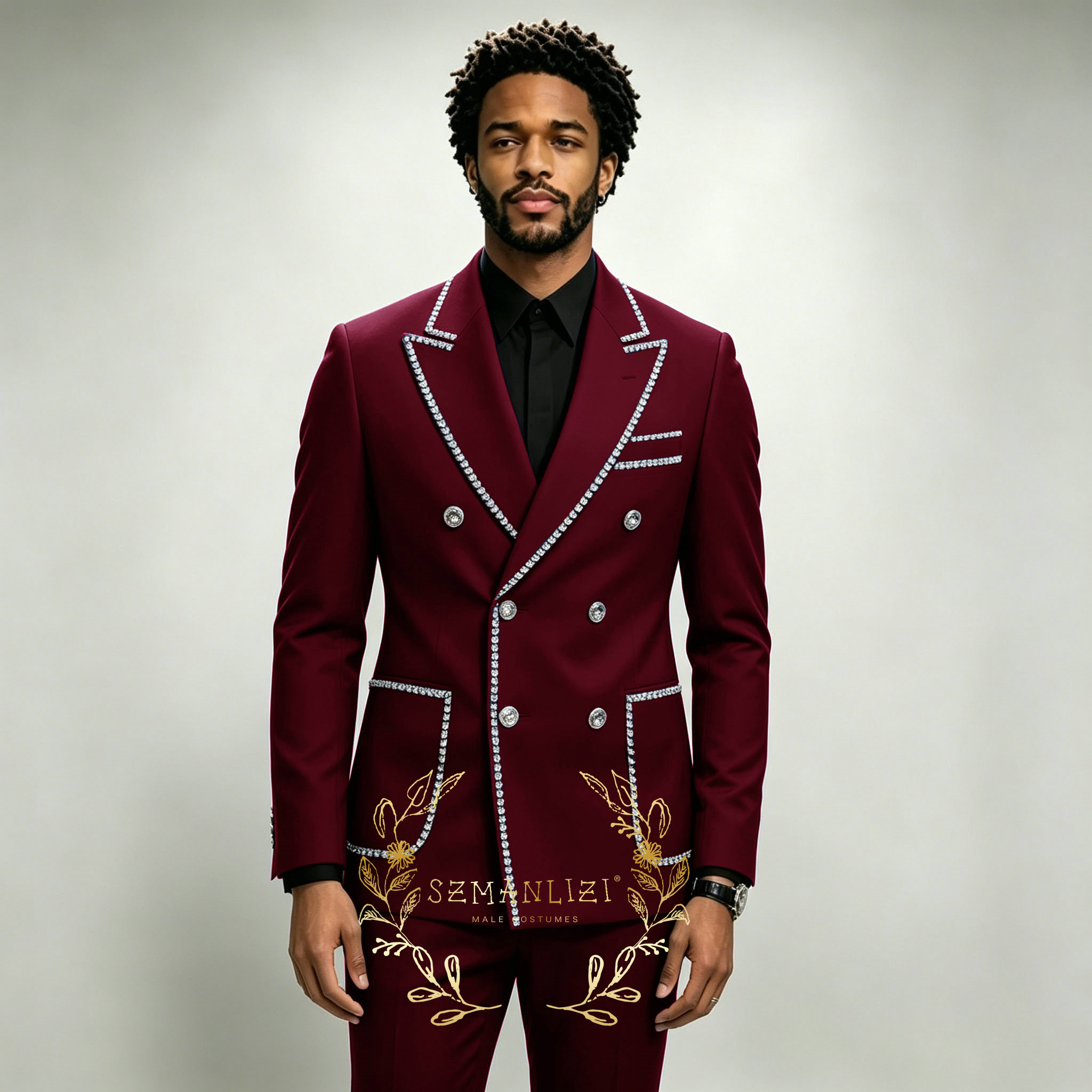 Ternos Masculinos de Luxo 2 Pe - Formal Wear For Men In Wedding avaliação e preço