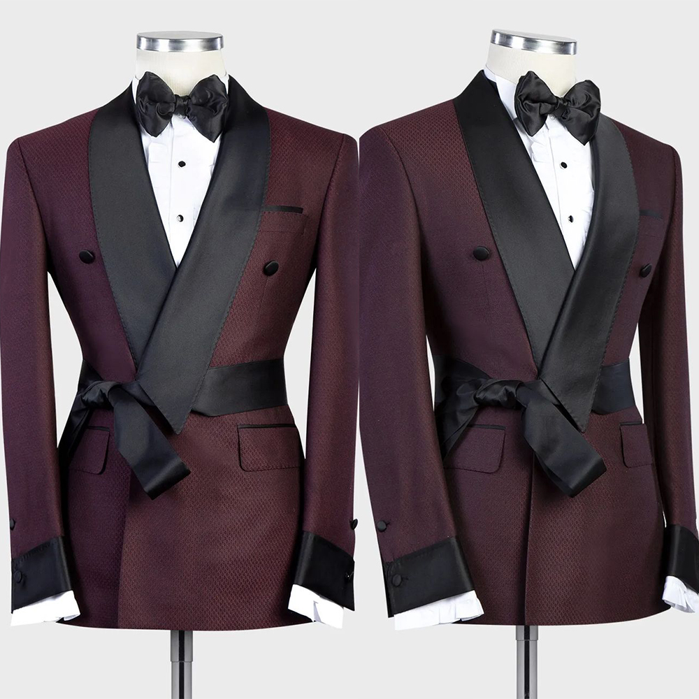 Vermelho mais recente clássico - Latest Men Formal Wear avaliação e preço