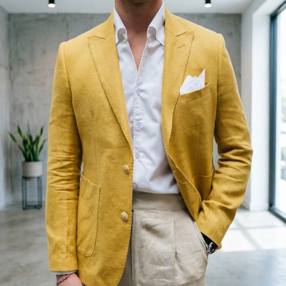 Ternos masculinos verde sálvia - Men'S Semi Formal Office Wear avaliação e preço