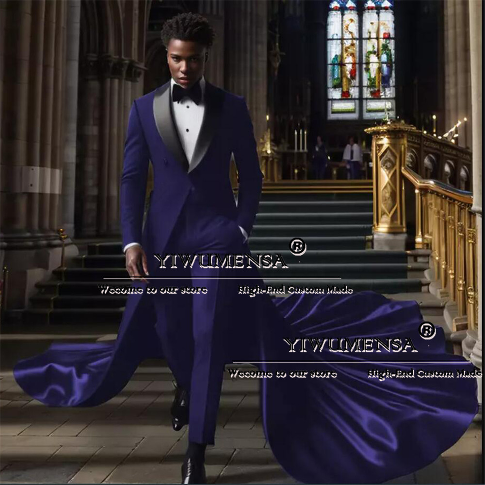 Xale preto lapela baile blazer - Latest Men Formal Wear avaliação e preço