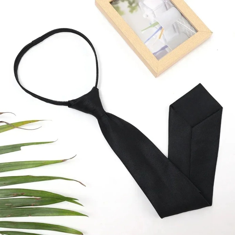 Gravata preta fosca com clipe, - Men'S Formal Wear For Funeral avaliação e preço