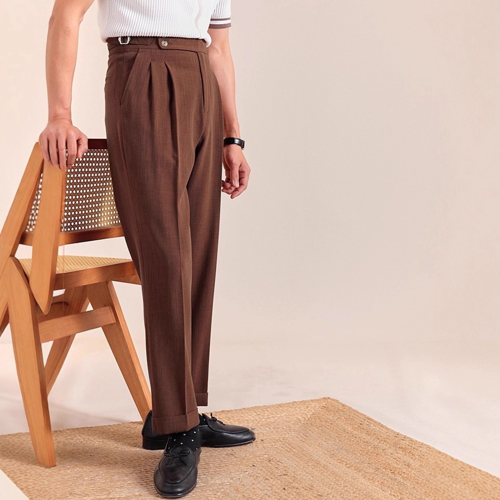 Calças de Terno Masculinas Cas - Men Formal Wear Set avaliação e preço